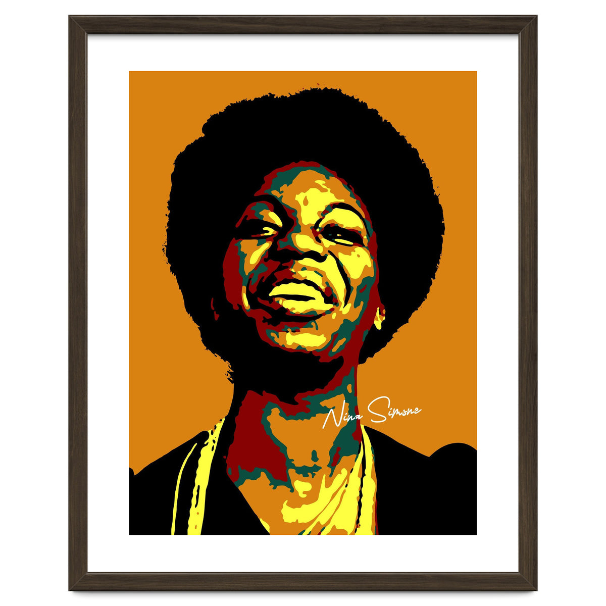 Nina Simone Music Legend in Pop Art