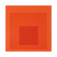 JOSEF ALBERS - HOMAGE TO THE SQUARE RED  (Print Only)