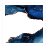 Navy & Rose Gold Agate Texture 25 (Print Only) thumbnail