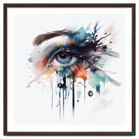 Watercolor Woman Eye #1