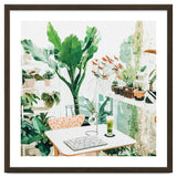 Junglow, Urban Jungle Botanical Home decor, Tropical Plants Interior Design Plant Lady Painting thumbnail