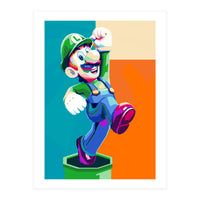 Mario Luigi Pop Art Cartoon Pop Art (Print Only)