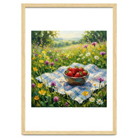 Summer Strawberries in the Meadow