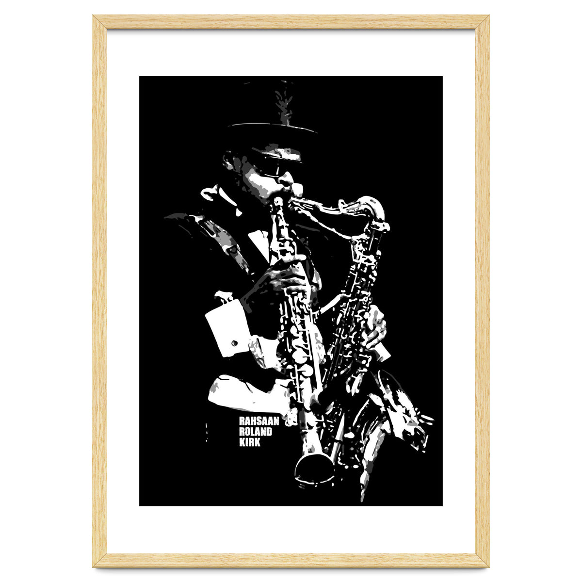 Rahsaan Roland Kirk American Jazz Multi-Instrumentalist