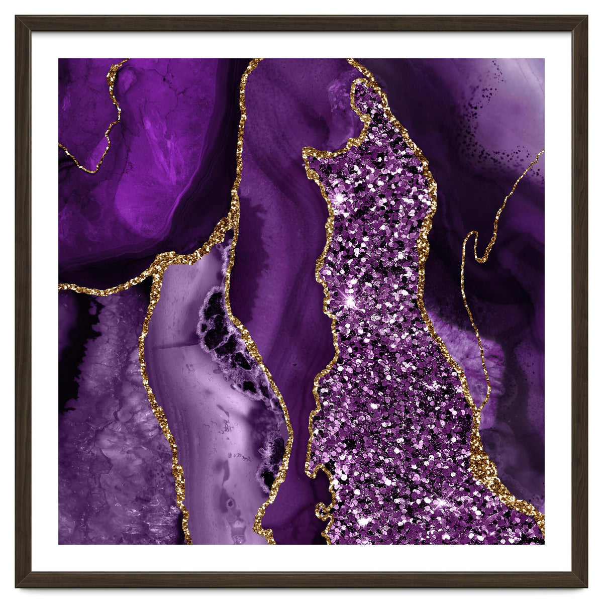 Agate Glitter Ocean Texture 04