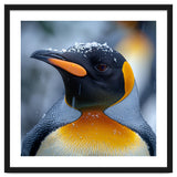 King Penguin In Falling Snow thumbnail