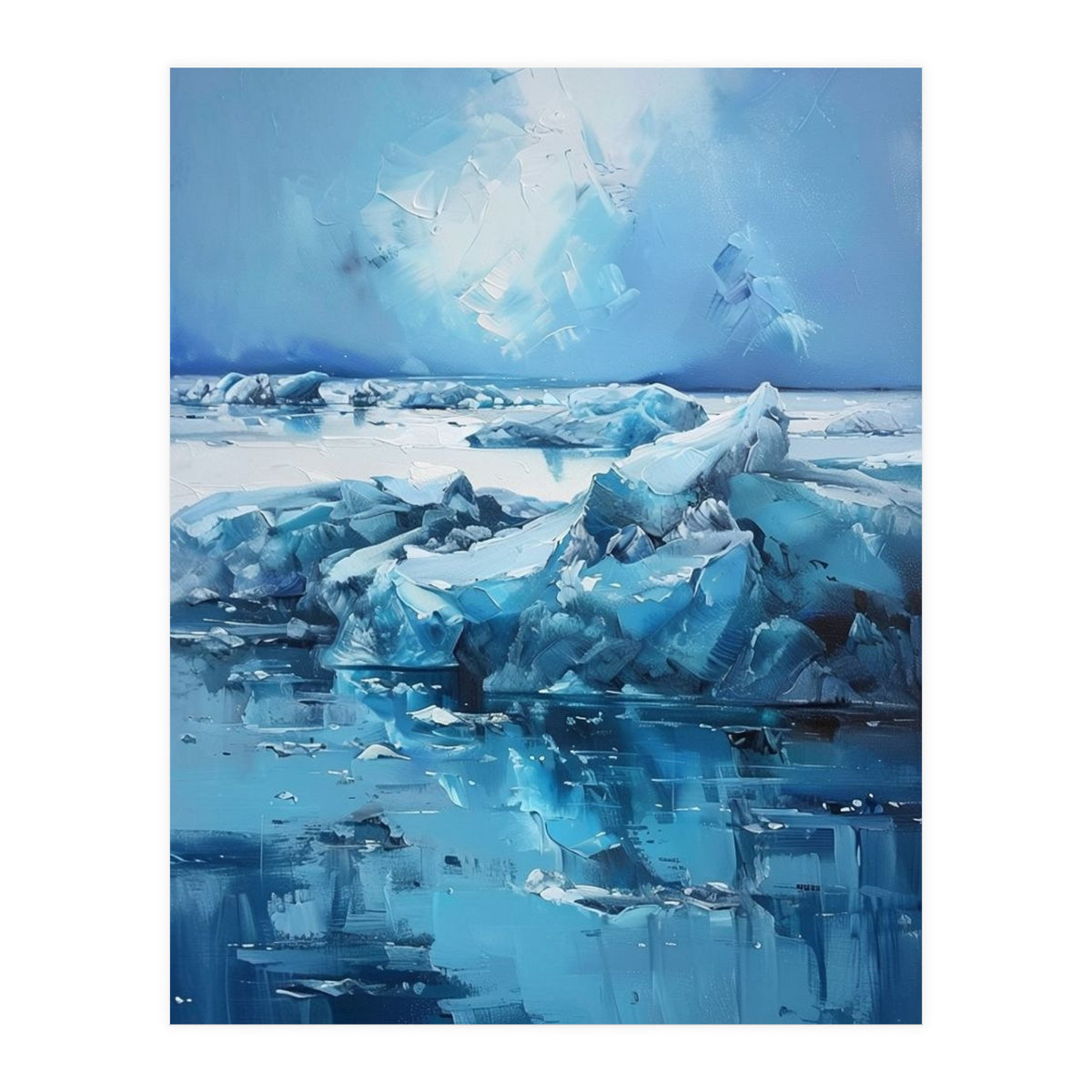 The Silent Fracture of Cerulean Giants (Print Only)