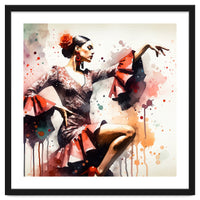 Scarlet Flamenco Side Pose