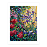 Expressive Heavy Impasto Floral Oil Painting  (Print Only) thumbnail