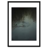Moody Rain Puddle Ripples Oil Painting thumbnail