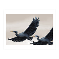 Migrating Herons (Print Only)