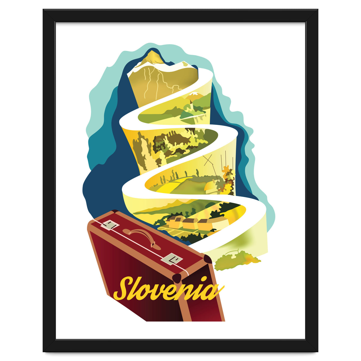 Slovenia, Mountain Road