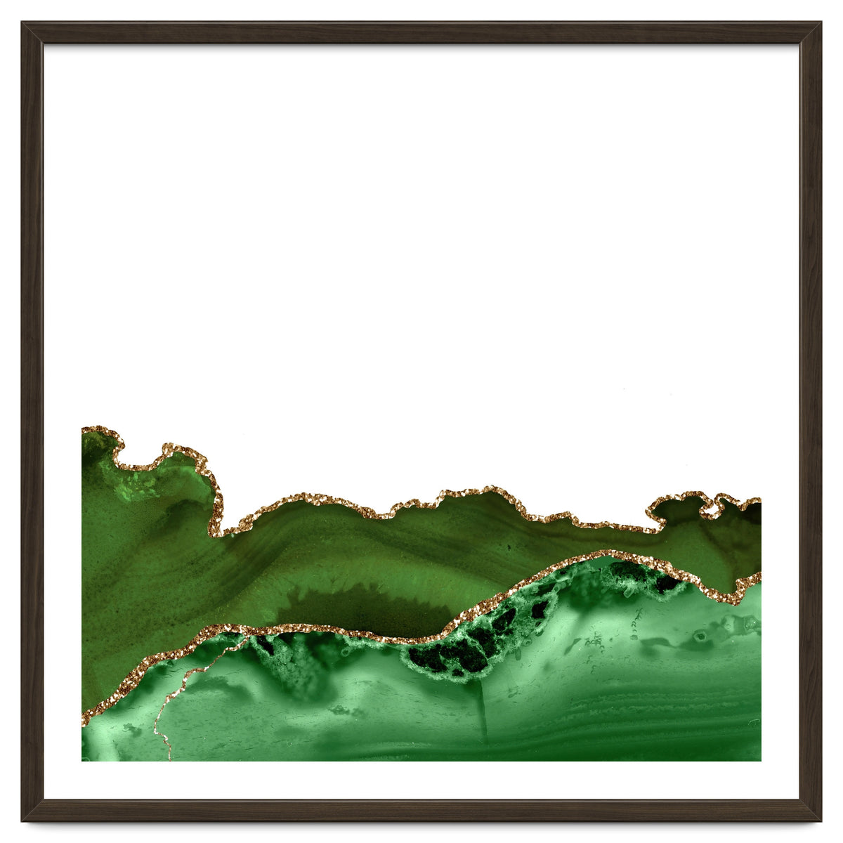 Green & Gold Agate Texture 30