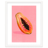 Papaya fruit illustration thumbnail
