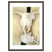 Georgia O’Keeffe – Cow’s Skull with Calico Roses (1931) | Iconic Southwestern Still Life with Desert Symbolism