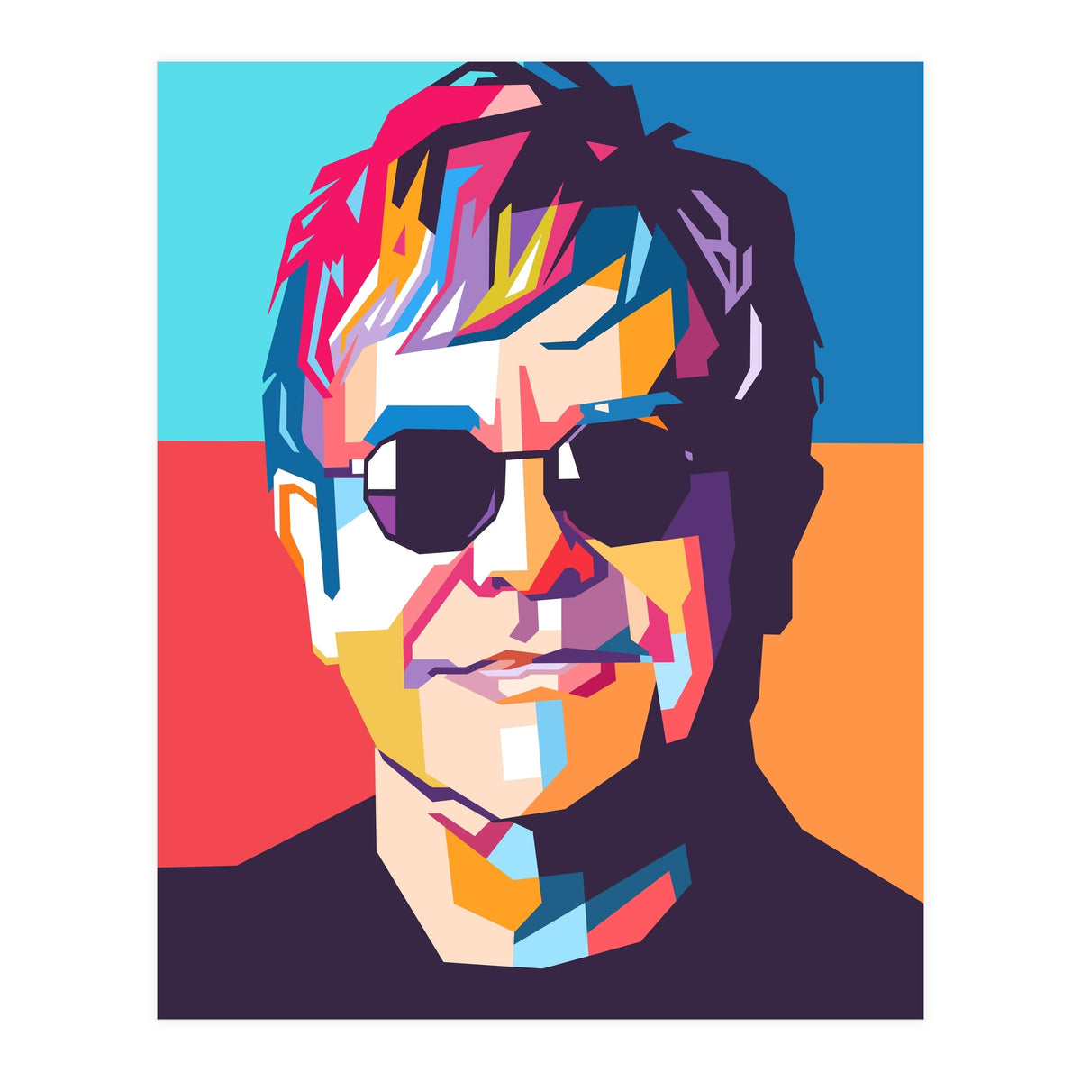 Elton John WPAP pop art (Print Only)
