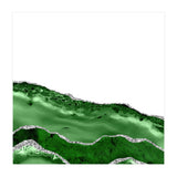 Green & Silver Agate Texture 06 (Print Only) thumbnail