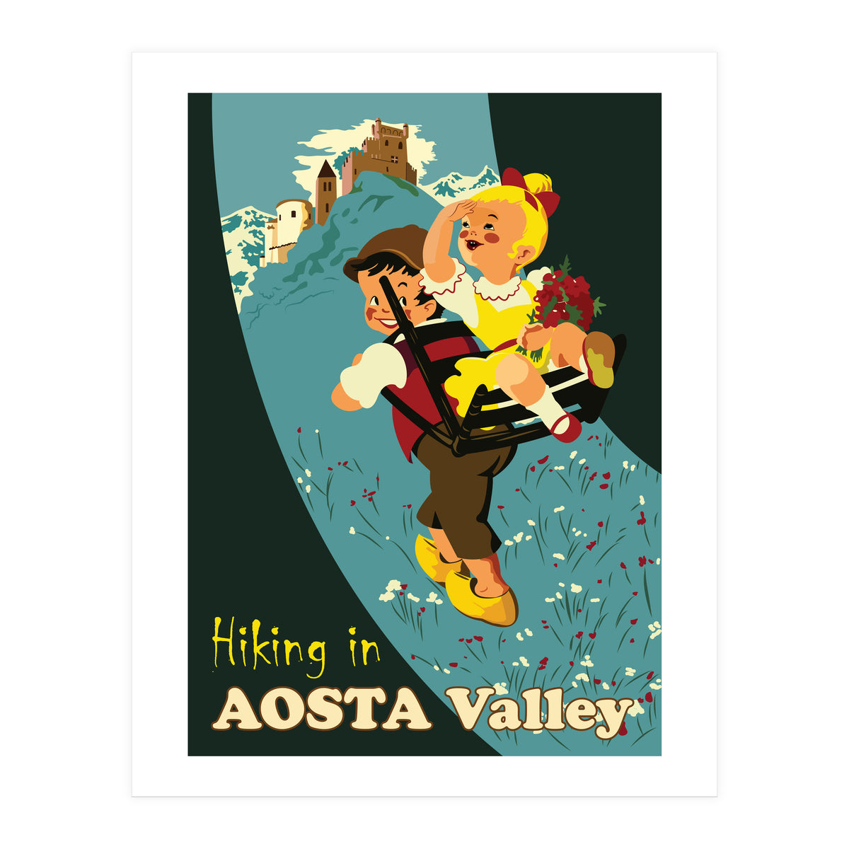 Hiking In Aosta Valley (Print Only)