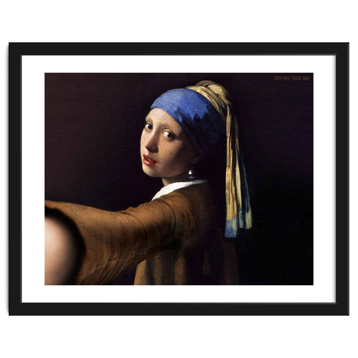 Girl With A Pearl Earring - Vermeer - Selfie