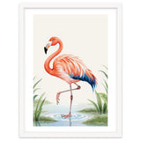 Flamingo Watercolor Illustration thumbnail