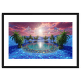 Oasis of Dreams: Surreal Tropical Landscape thumbnail