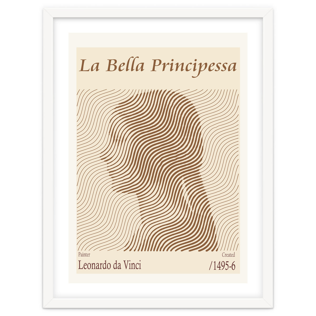 La Bella Principessa – Leonardo Da Vinci (1495 6)