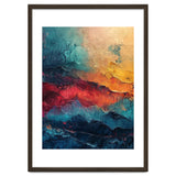 Abstract Textured Mountain Landscape thumbnail