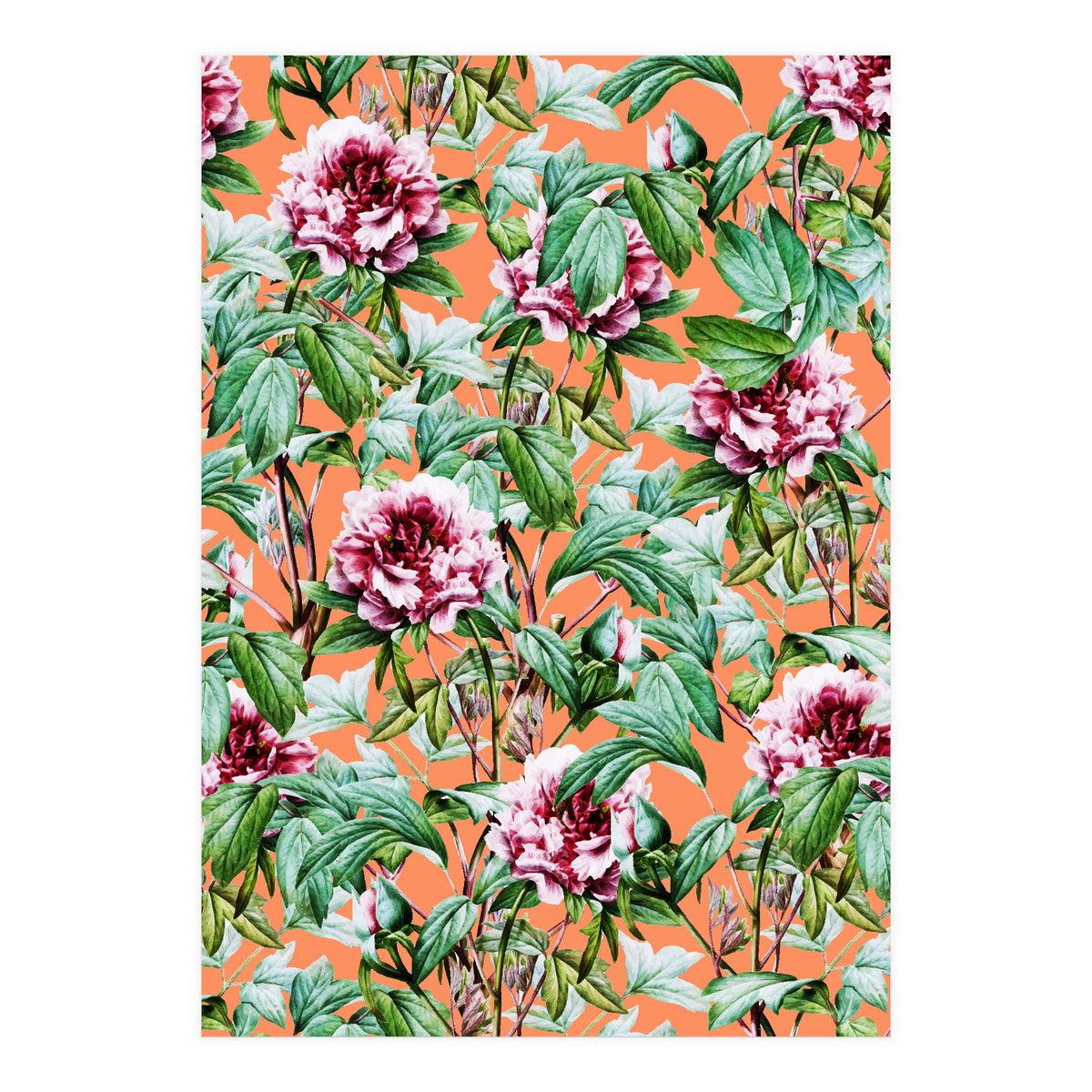 Frosty Florals || #society6 #decor #buyart (Print Only)