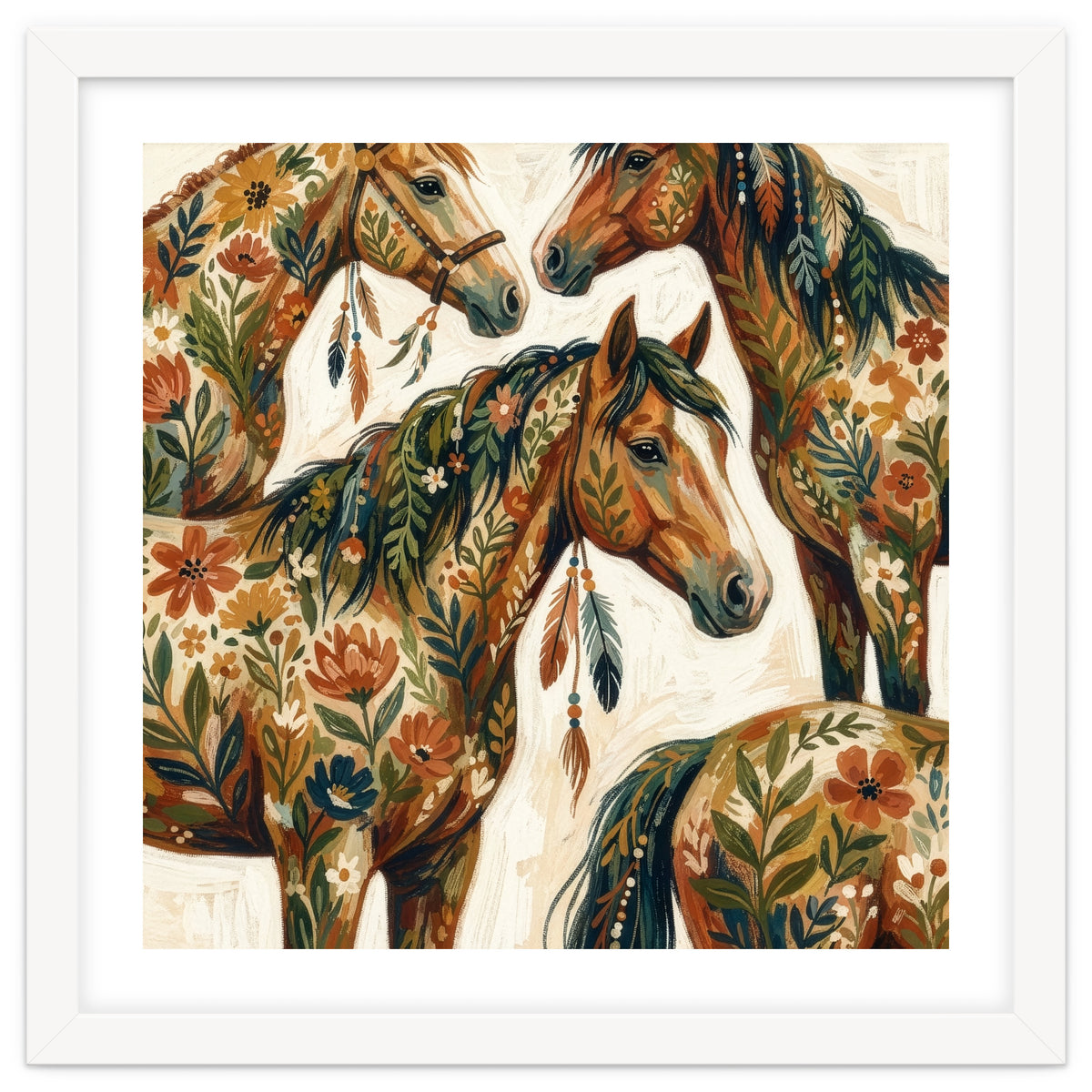 Rustic Horse Blossoms