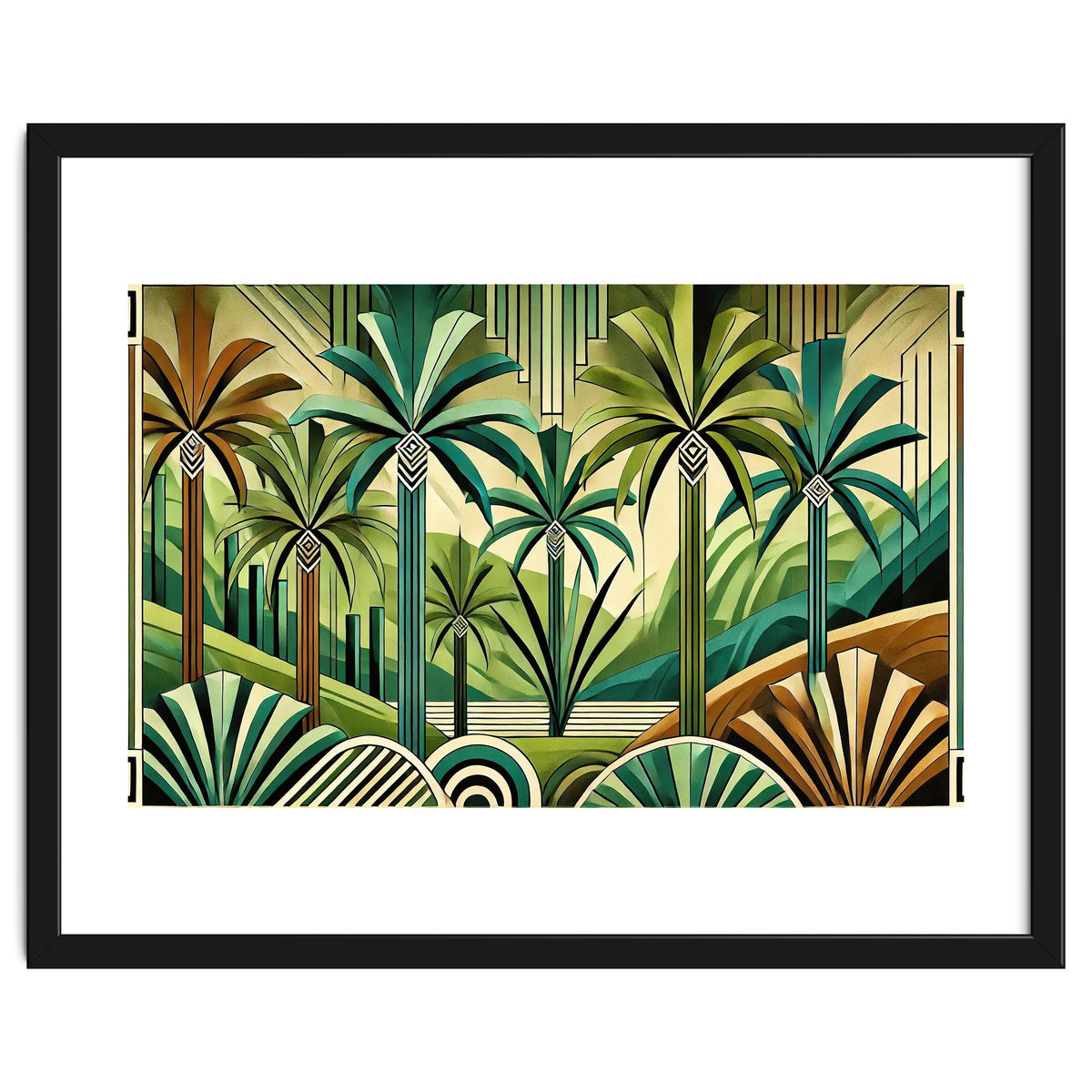 Tropical Art Deco Oasis