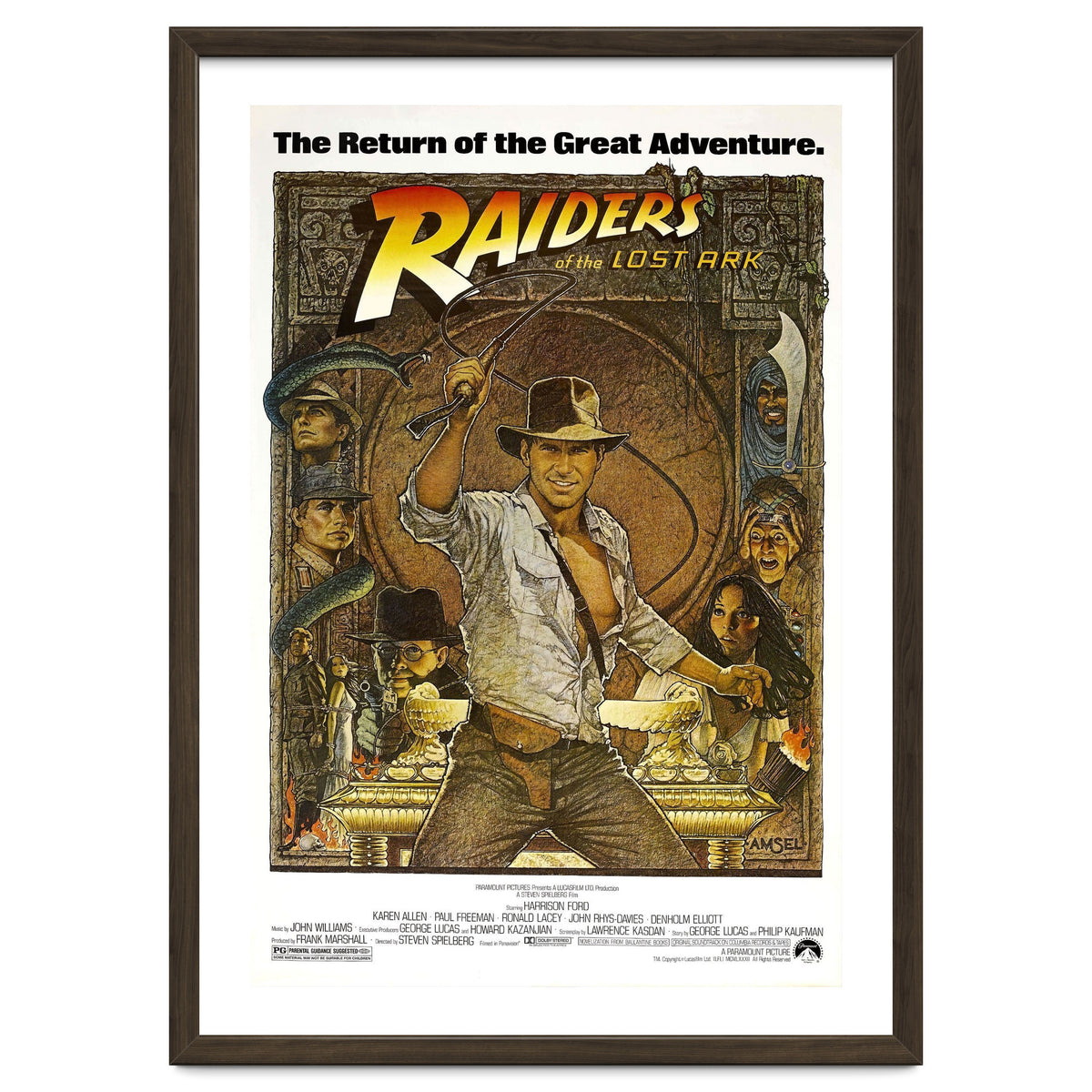 RAIDERS OF THE LOST ARK (1981), directed by STEVEN SPIELBERG.