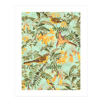 Yellow Birds in Tropical Jungle Paradise (Print Only)