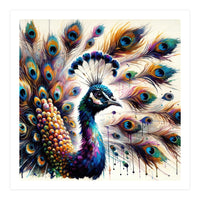Peacock Feather Splendor (Print Only)