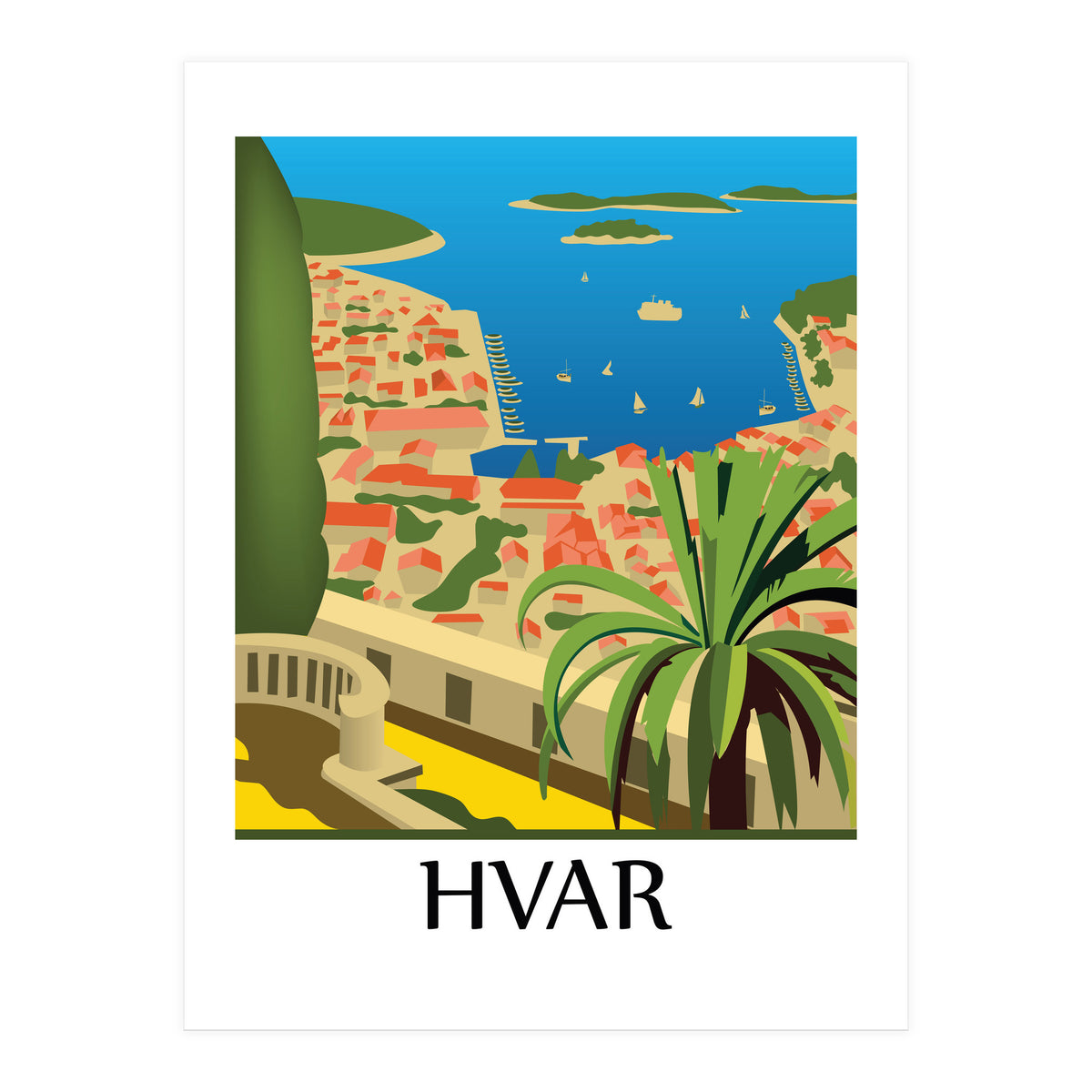 Hvar, Croatia (Print Only)