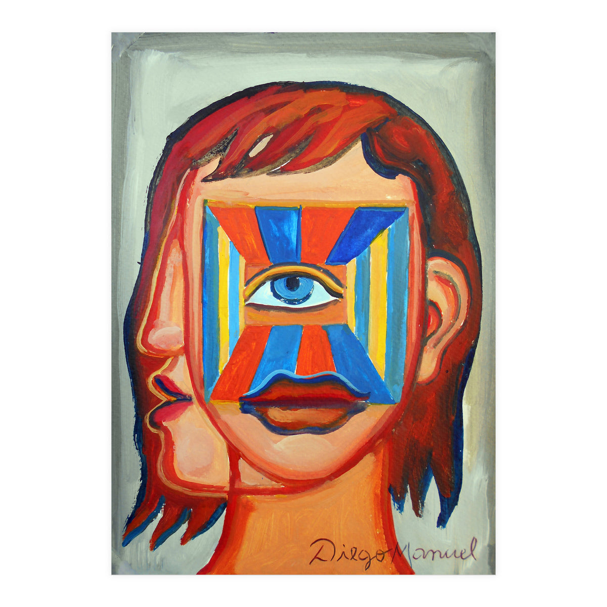 Cabeza De Mujer 9 (Print Only)