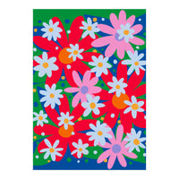 Bold Colorful Daisies (Print Only)