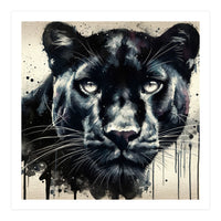Watercolor Panther (Print Only)