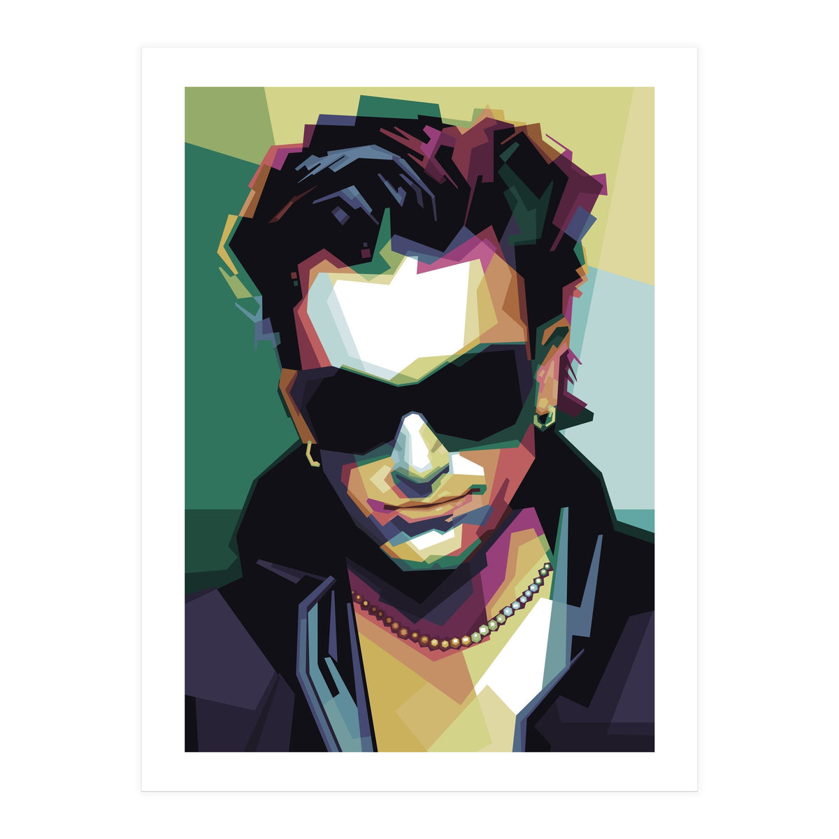 Bono Pop Art WPAP (Print Only)