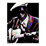 Lightnin' Hopkins American Country Blues Musician legend Colorful Art (Print Only) thumbnail