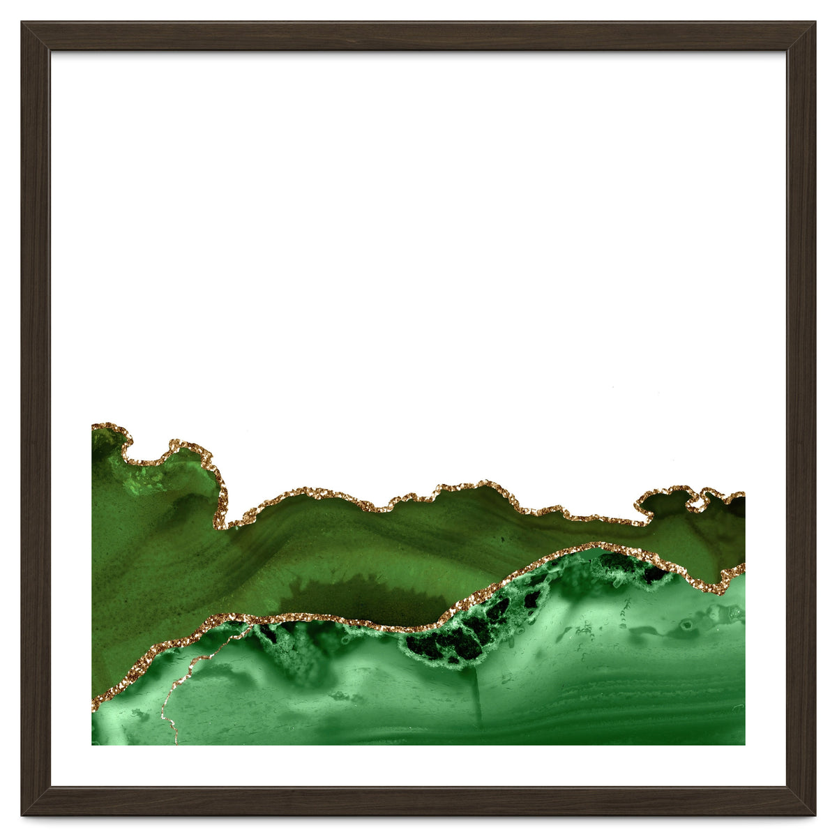 Green & Gold Agate Texture 30