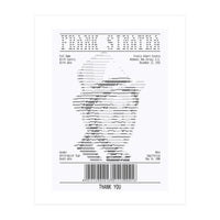 Receipt Art Frank Sinatra (Print Only)