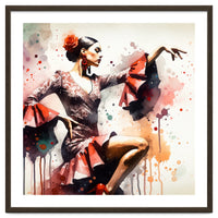 Scarlet Flamenco Side Pose