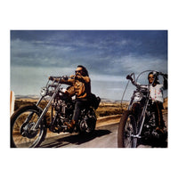 DENNIS HOPPER and PETER FONDA in EASY RIDER (1969), directed by DENNIS HOPPER. (Print Only)