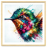 Watercolor Hummingbird Portrait thumbnail