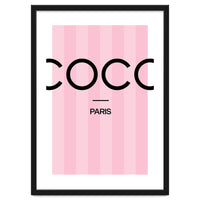 Paris Fashion Quote Art, Coco Chanel, Chic Decor
