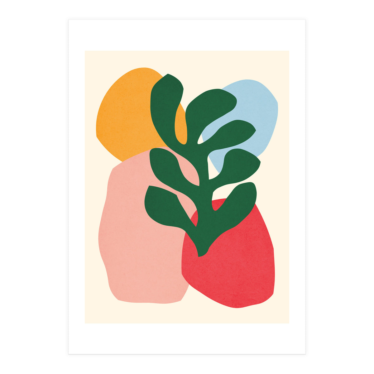 Floral matisse 9 (Print Only)