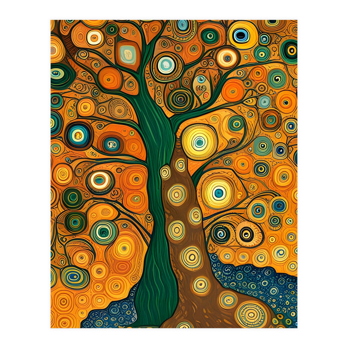 Artificial Masterworks - Klimt van Gogh (Print Only)