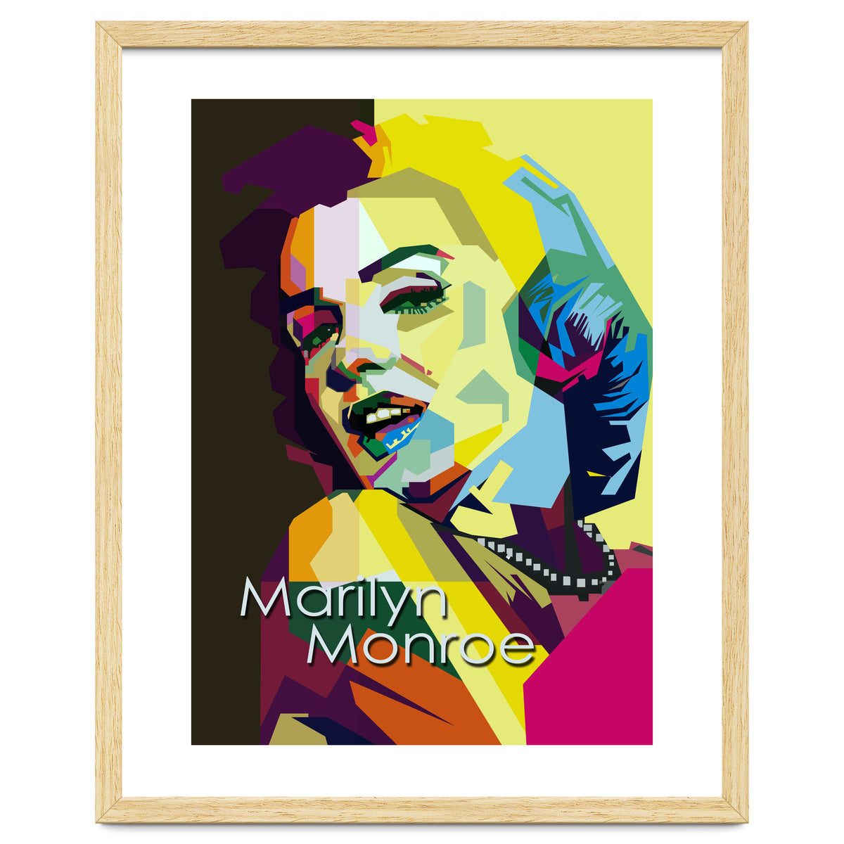 Marilyn Monroe Beauty Actress Pop Art Wpap