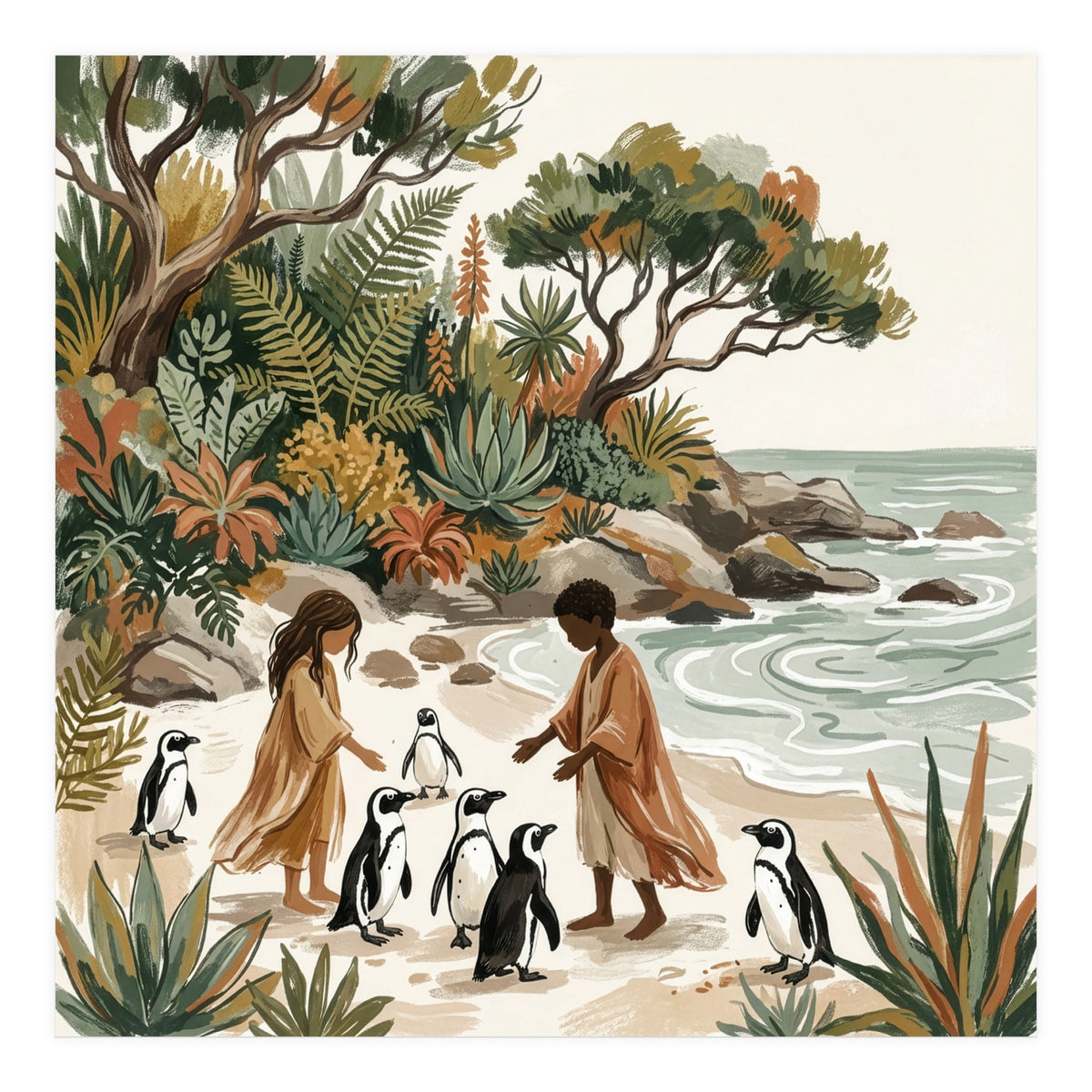 Oceanic Wildlife Friends (Print Only)