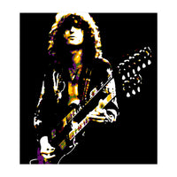 Jimmy Page American Musician Legend in Pop Art (Print Only)